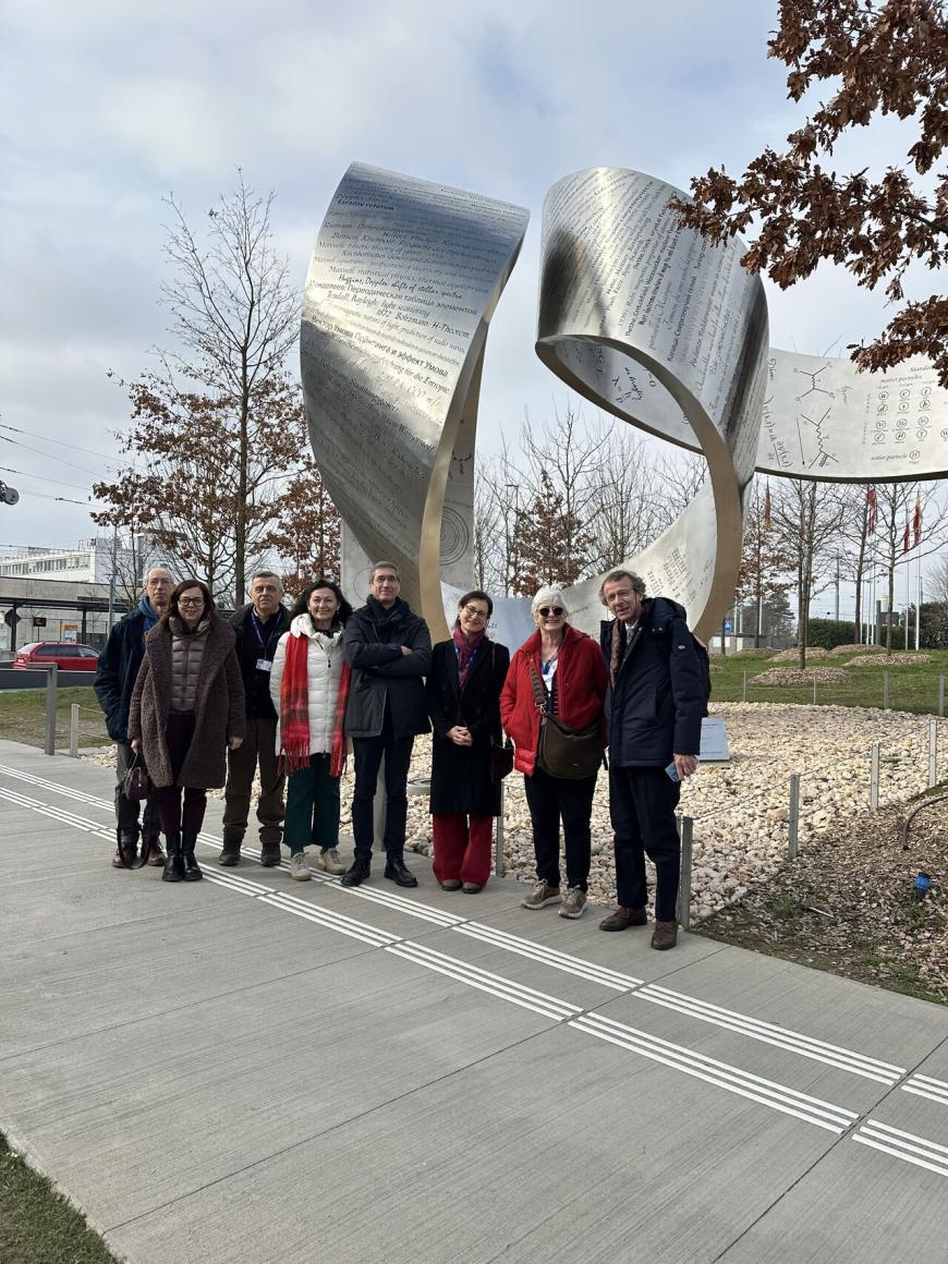 La delegazione al CERN