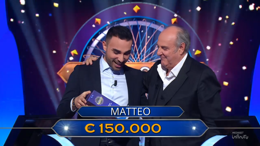 Matteo Caramelli e Gerry Scotti