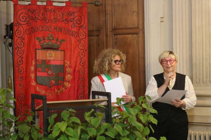 Simona Martinotti ritira il premio