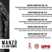 Le conferenze UPO sui temi della mostra di opere di Giacomo Manzù