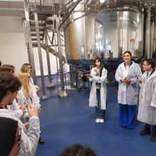 La visita dello stabilimento di spinetta M.go del gruppo "Paglieri"