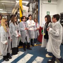 La visita dello stabilimento di spinetta M.go del gruppo "Paglieri"