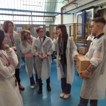 La visita dello stabilimento di spinetta M.go del gruppo "Paglieri"