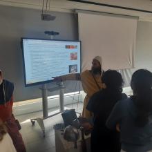 Studentesse e studenti del DISUM con l'Associazione Storica Compania de le Quatr'arme