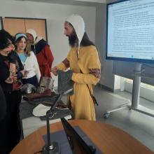 Studentesse e studenti del DISUM con l'Associazione Storica Compania de le Quatr'arme