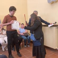 Premiazione di Riccardo Maria Lo Bianco