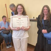 Premiazione di Tessa Maria Murazzi