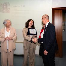 Ing. Restiani, Serafina Maria Goggi, Ludovica Tosi, Sandra D'Alfonso e Luigi Castello