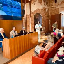 La conferenza stampa tenutasi per la firma