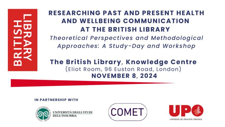 Researching Past and Present Health and Wellbeing Communication at the British Library