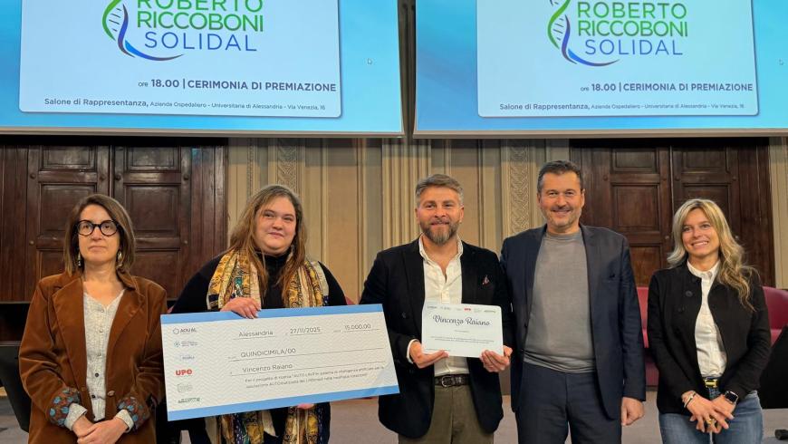 Vincenzo Raiano vince il 3° Premio Riccoboni Solidal